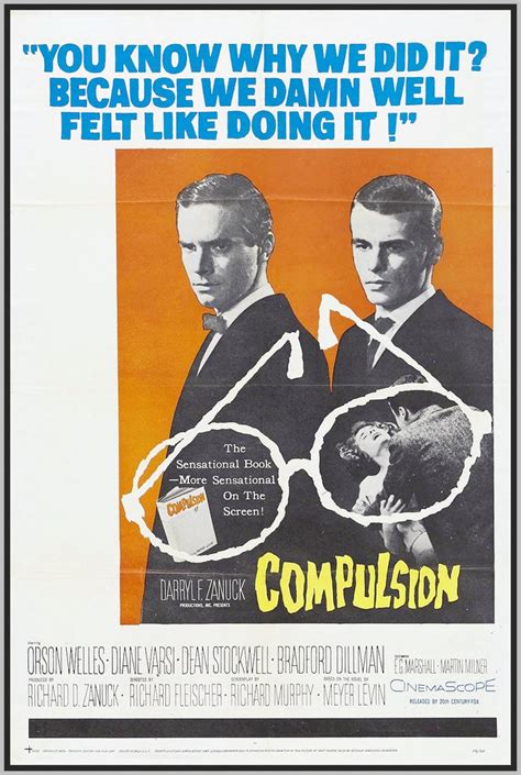 ¡Compulsion! Un thriller psicológico que te dejará sin aliento con sus giros inesperados y la brillante actuación de Orson Welles.